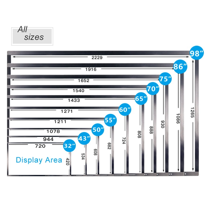 Multi-Media Smart Touch Screen Interactive Flat Panel LCD Display for Education Classroom